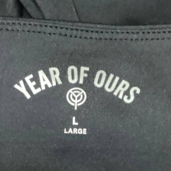 Year of Ours Black Sleeveless Square Neck Athletic Tennis Mini A Line Dress Sz L - Picture 7 of 9